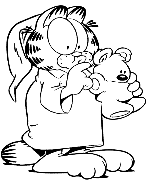 Coloriage 34 Garfield