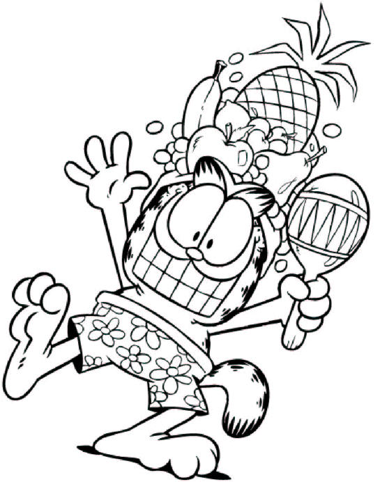 Coloriage 38 Garfield