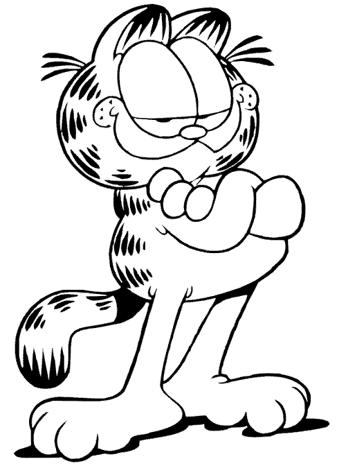 Coloriage 41 Garfield