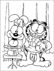 Coloriage Garfield 19