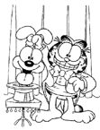 Coloriage Garfield 2