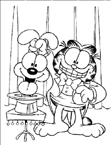 Coloriage Garfield 25