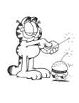 Coloriage Garfield 27