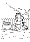 Coloriage Garfield 5