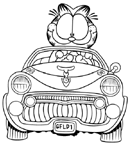 Coloriage Garfield 55