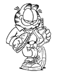 Coloriage Garfield 58