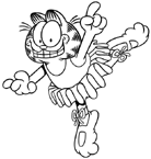 Coloriage Garfield 68