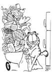 Coloriage Garfield 76