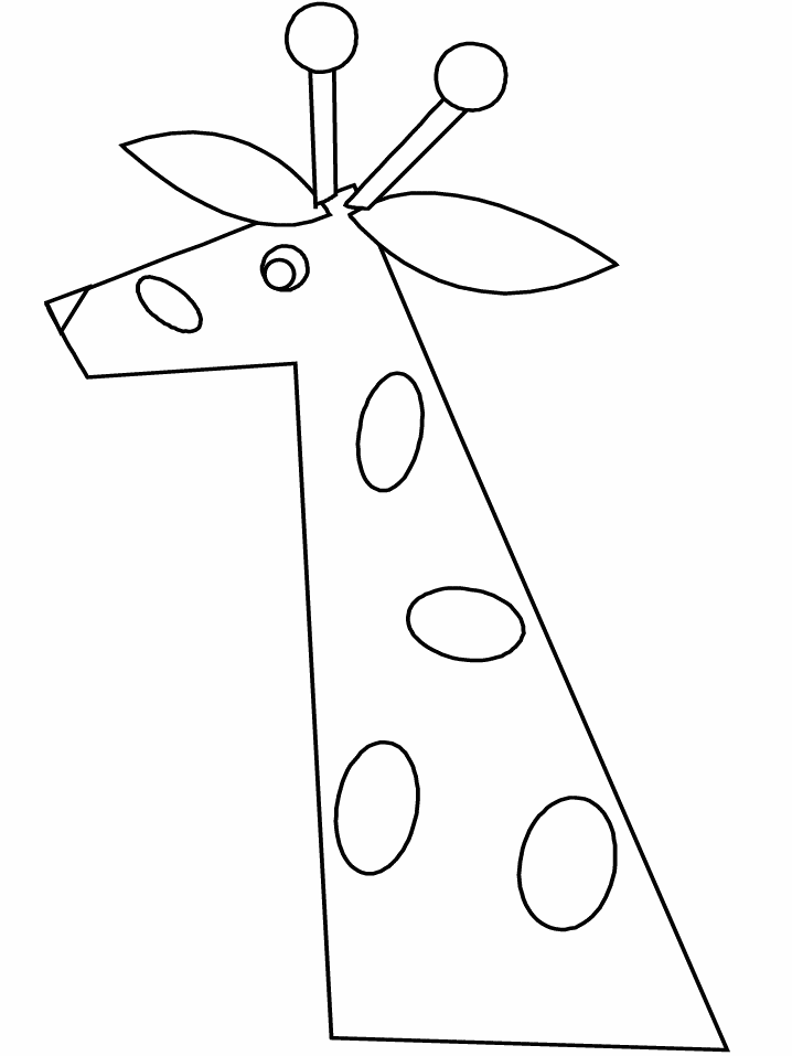 Coloriage 30 Girafes