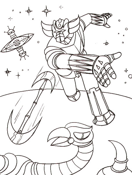 Coloriage 6 Goldorak