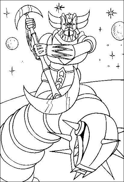 Coloriage 8 Goldorak