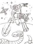 Coloriage Goldorak 6