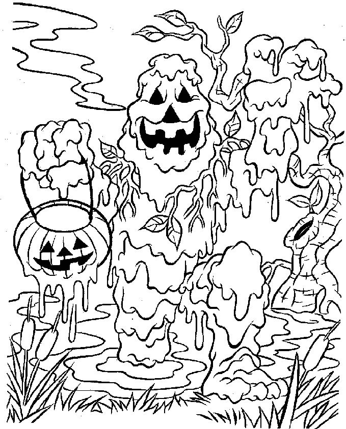 Coloriage 51 Halloween