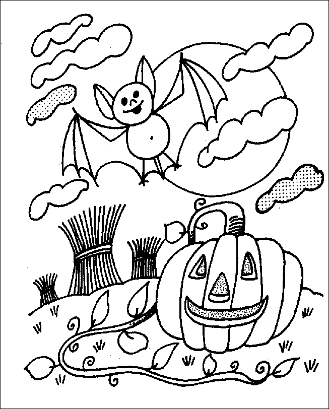 Coloriage 7 Halloween