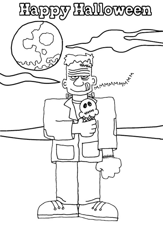 Coloriage 80 Halloween