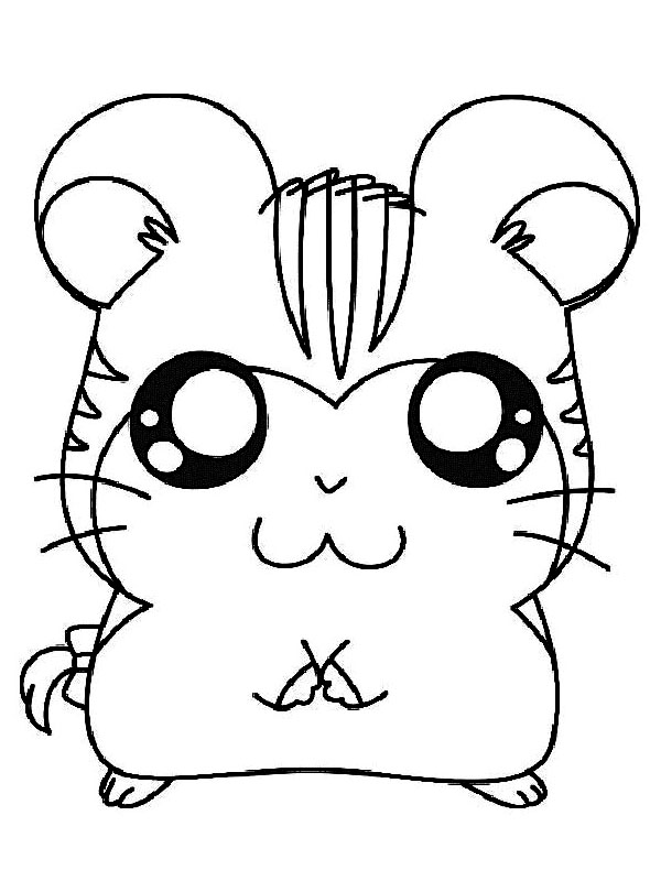 Coloriage 10 Hamtaro