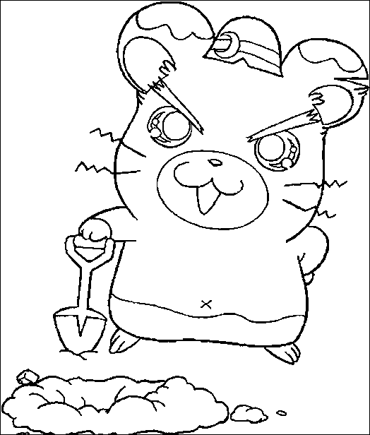 Coloriage 14 Hamtaro