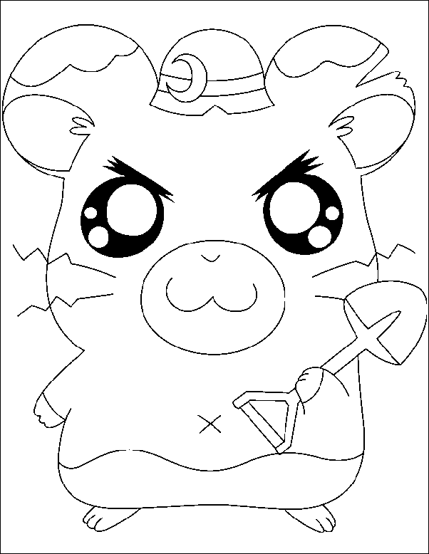 Coloriage 15 Hamtaro