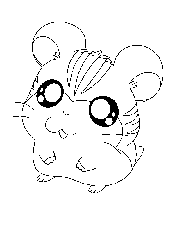 Coloriage 17 Hamtaro