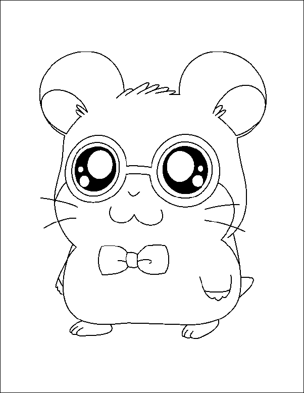 Coloriage 18 Hamtaro