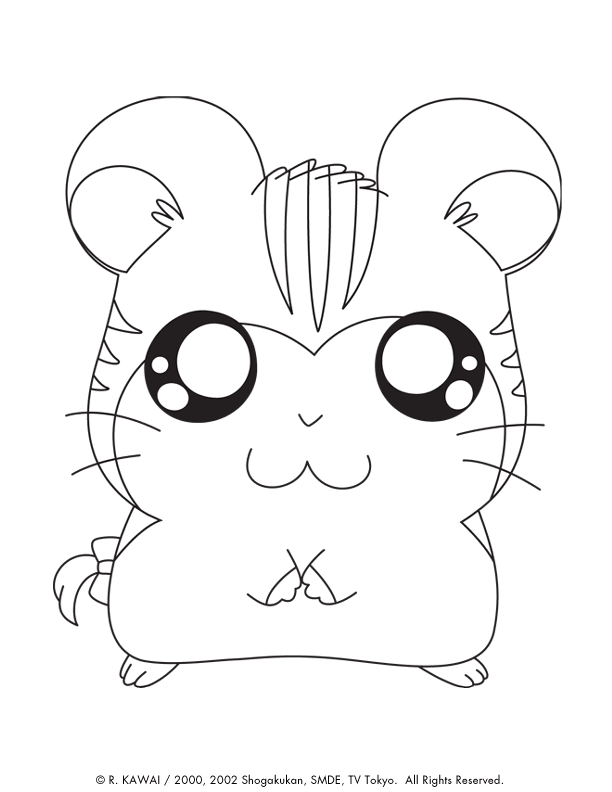 Coloriage 24 Hamtaro