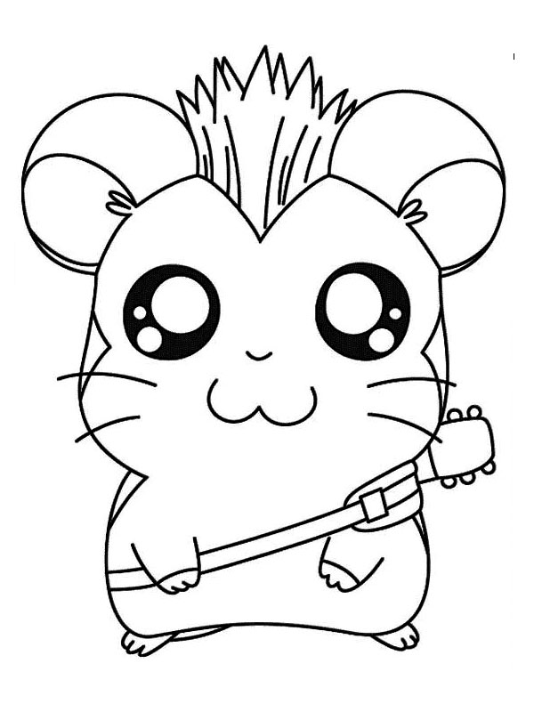 Coloriage 3 Hamtaro