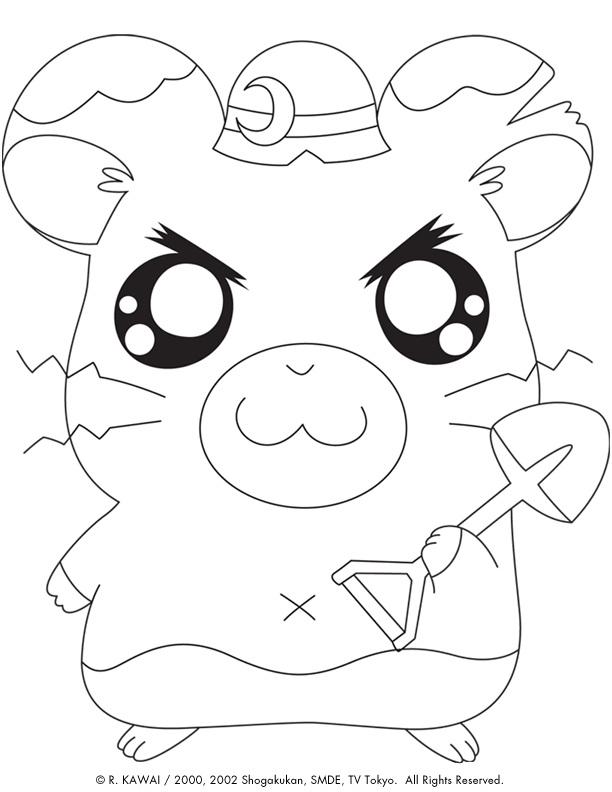 Coloriage 32 Hamtaro