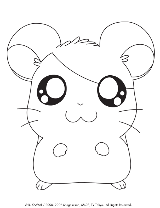 Coloriage 34 Hamtaro