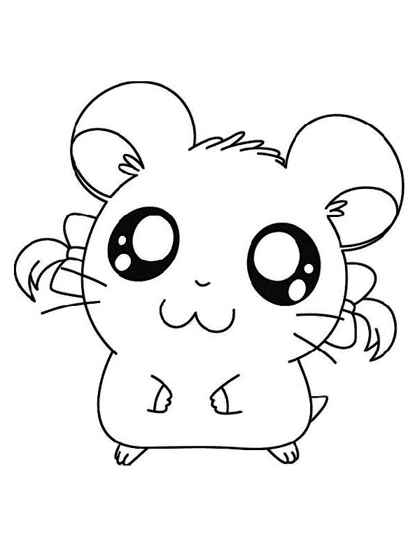 Coloriage 7 Hamtaro