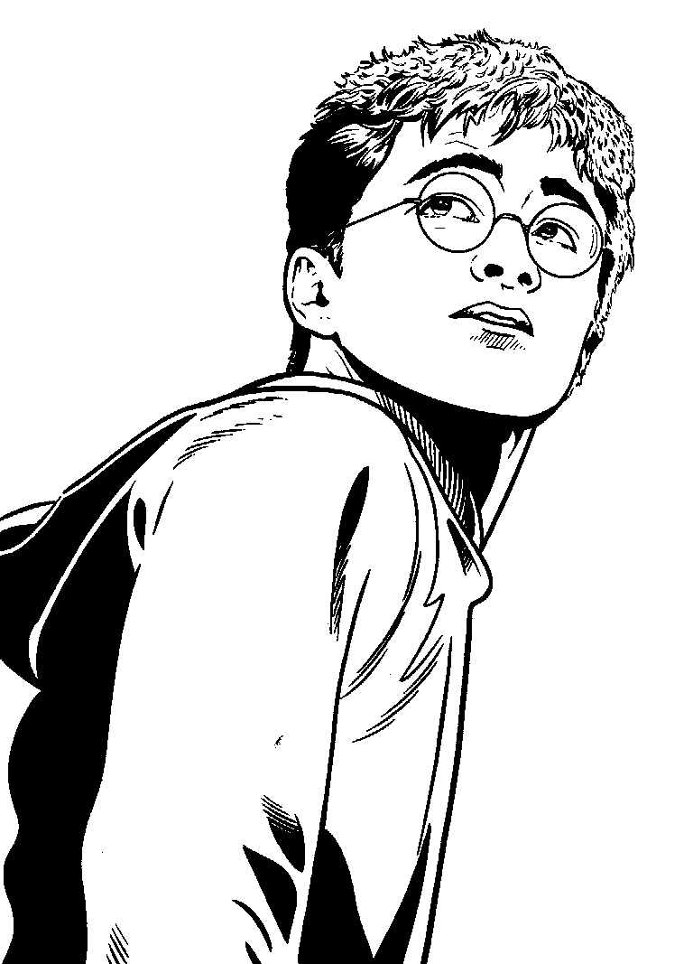 Coloriage 1 Harry potter