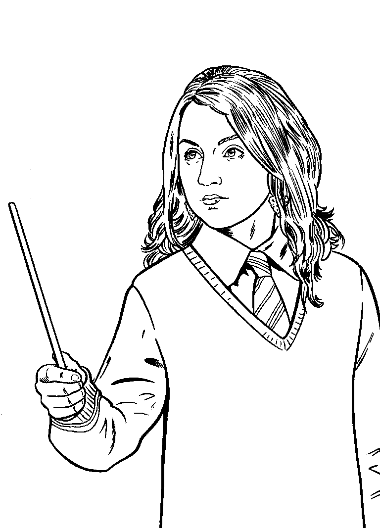 Coloriage 10 Harry potter