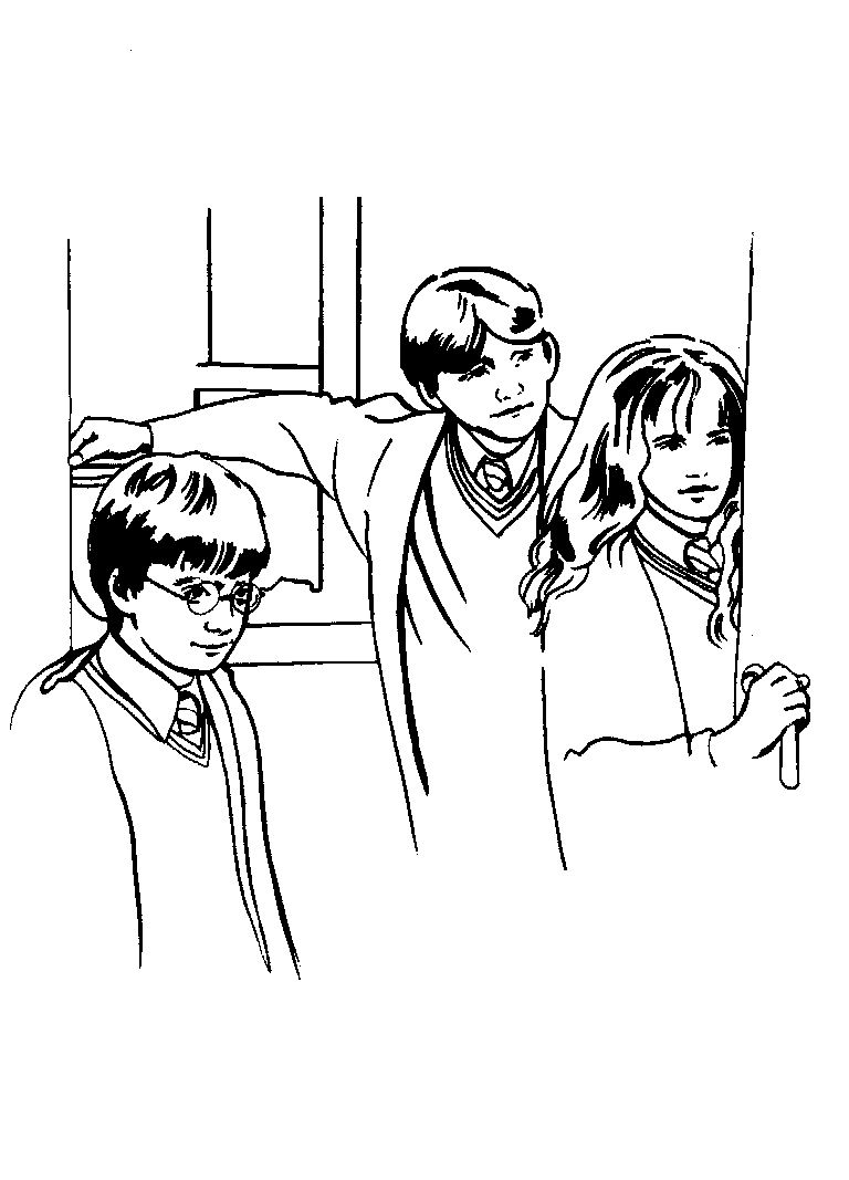 Coloriage 101 Harry potter