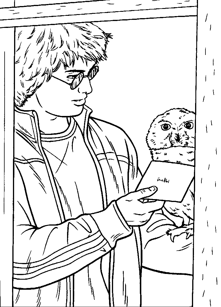 Coloriage 108 Harry potter