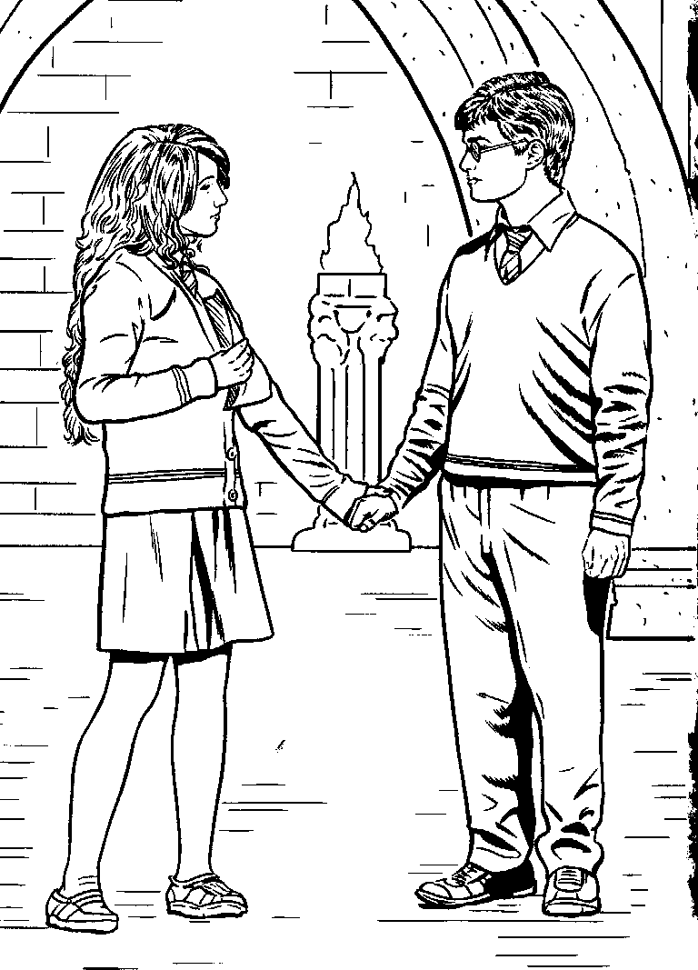 Coloriage Harry potter 11