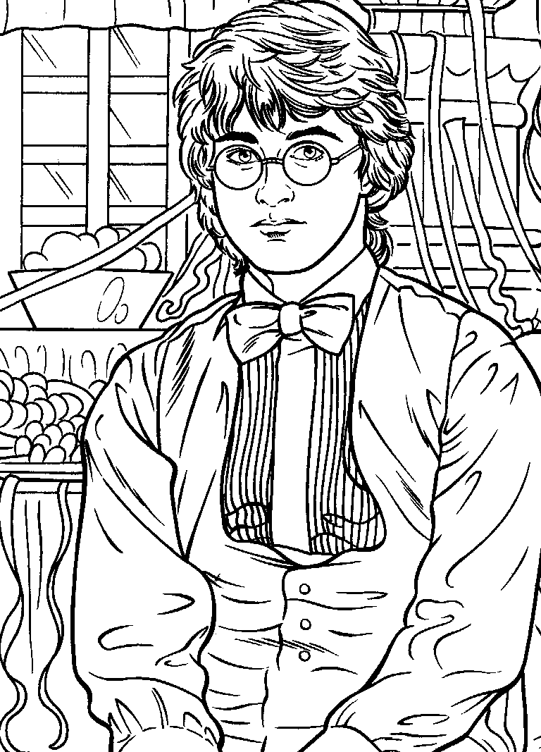 Coloriage 121 Harry potter