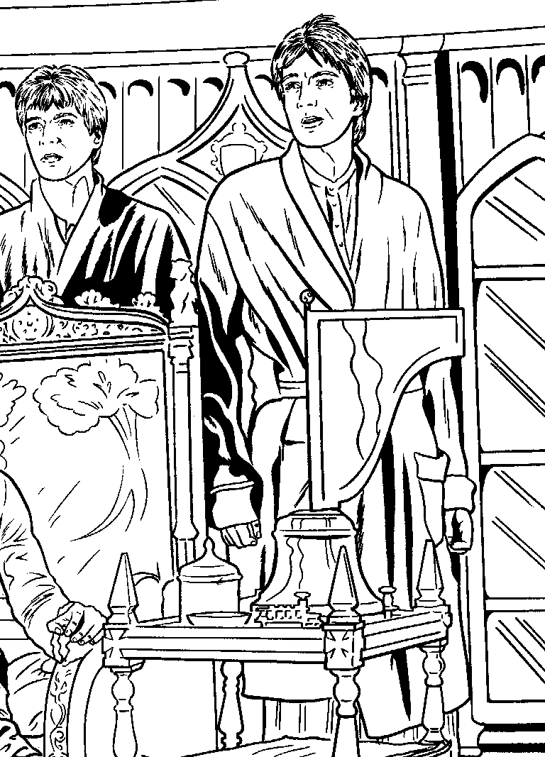 Coloriage 25 Harry potter