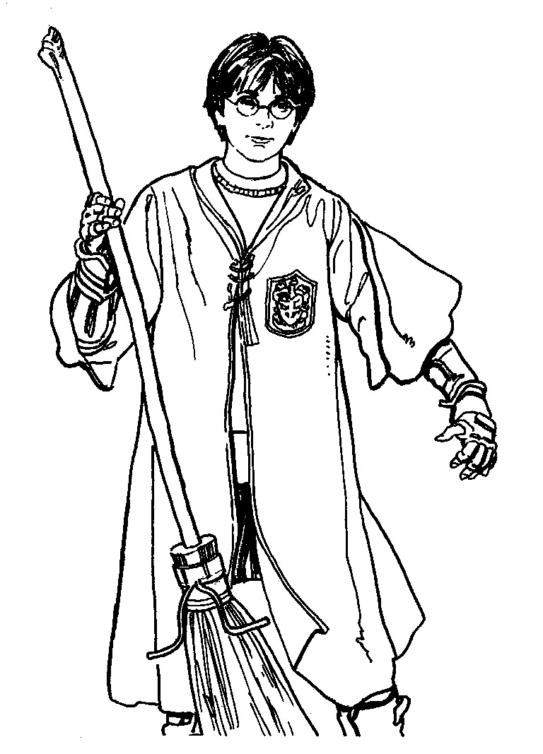 Coloriage 31 Harry potter