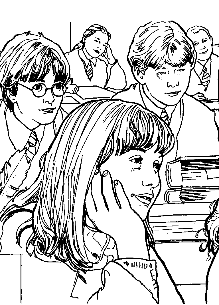 Coloriage 34 Harry potter