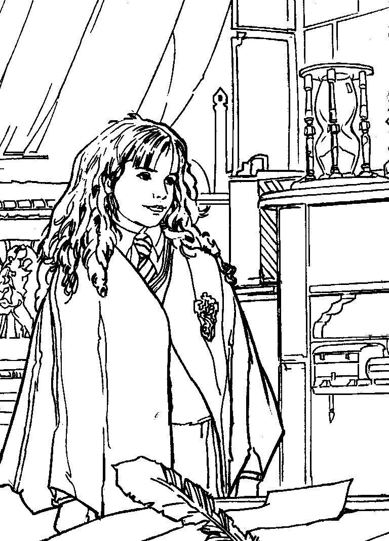 Coloriage 35 Harry potter