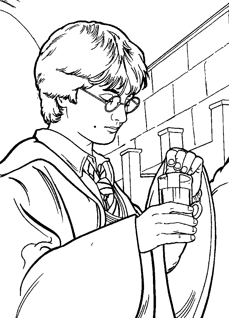 Coloriage 41 Harry potter