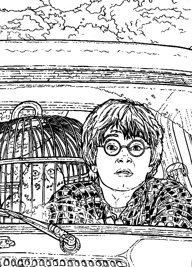 Coloriage 47 Harry potter