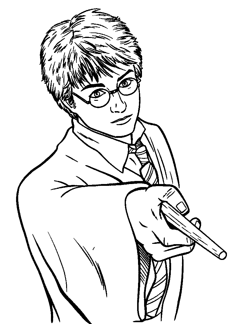 Coloriage 53 Harry potter