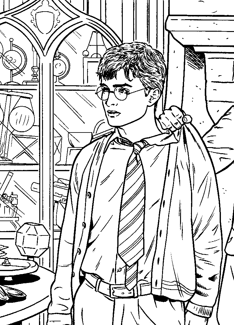 Coloriage 6 Harry potter