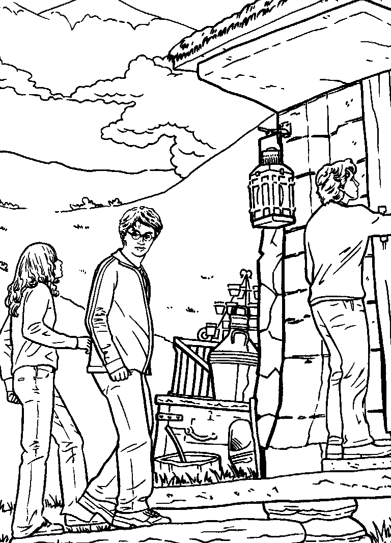 Coloriage 69 Harry potter