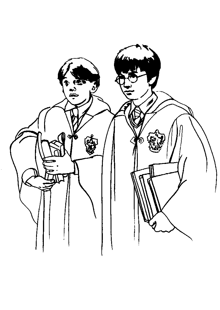 Coloriage 81 Harry potter