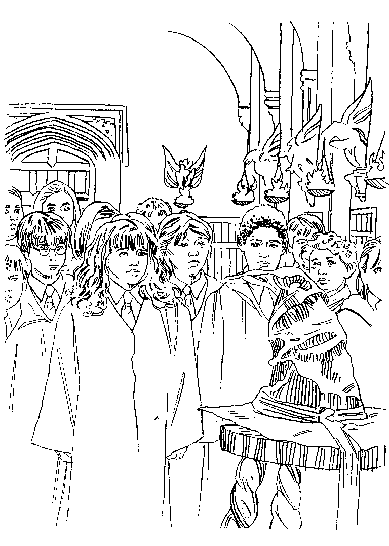 Coloriage Harry potter 84