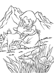 Coloriage Heidi 1