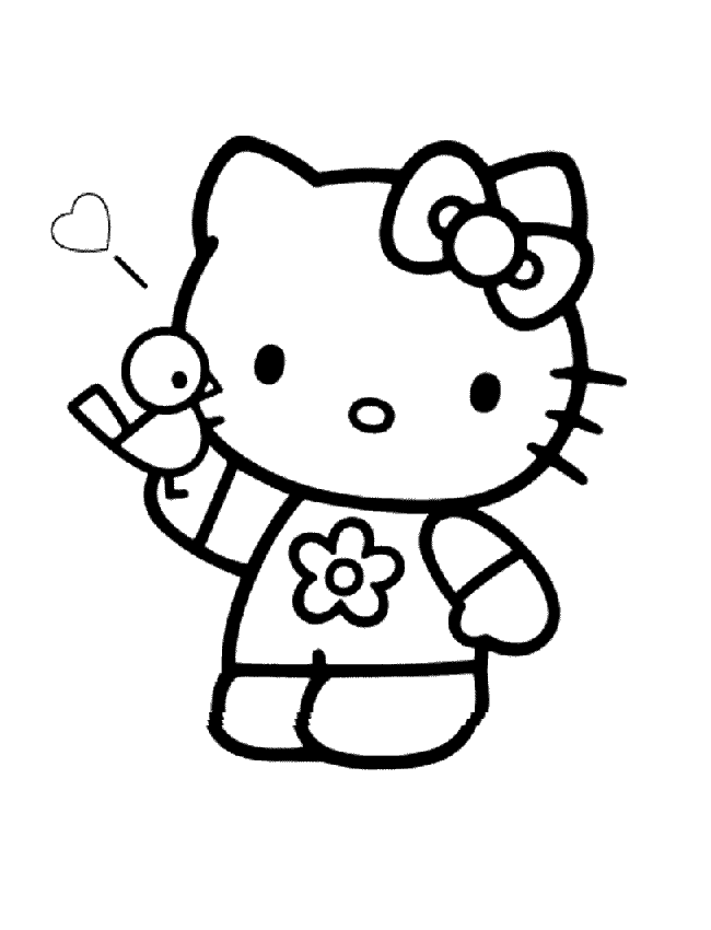 Coloriage 15 Hello kitty