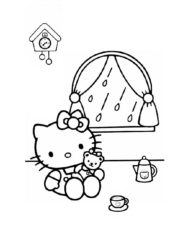 Coloriage 16 Hello kitty