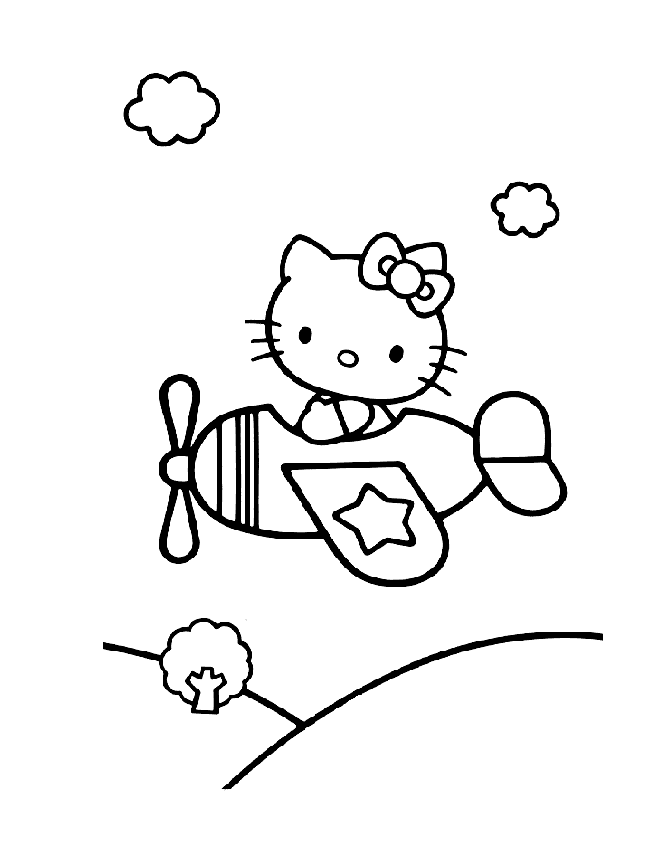Coloriage 23 Hello kitty